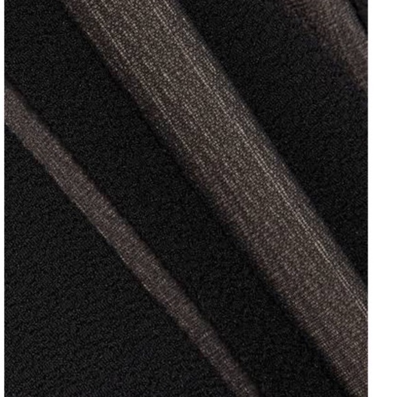 Elizabeth & James Crepe Black/Nude cocktail Dress - Picture 7 of 10